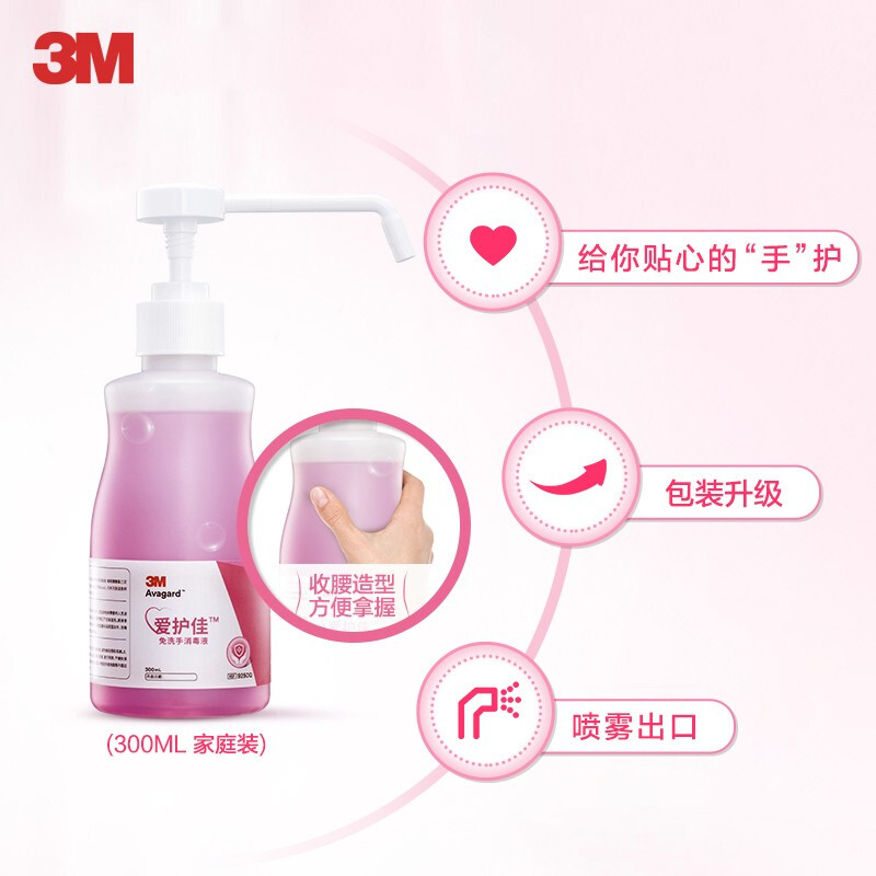 3M愛護佳9250P免洗手消毒液500ml(噴霧泵)圖片3