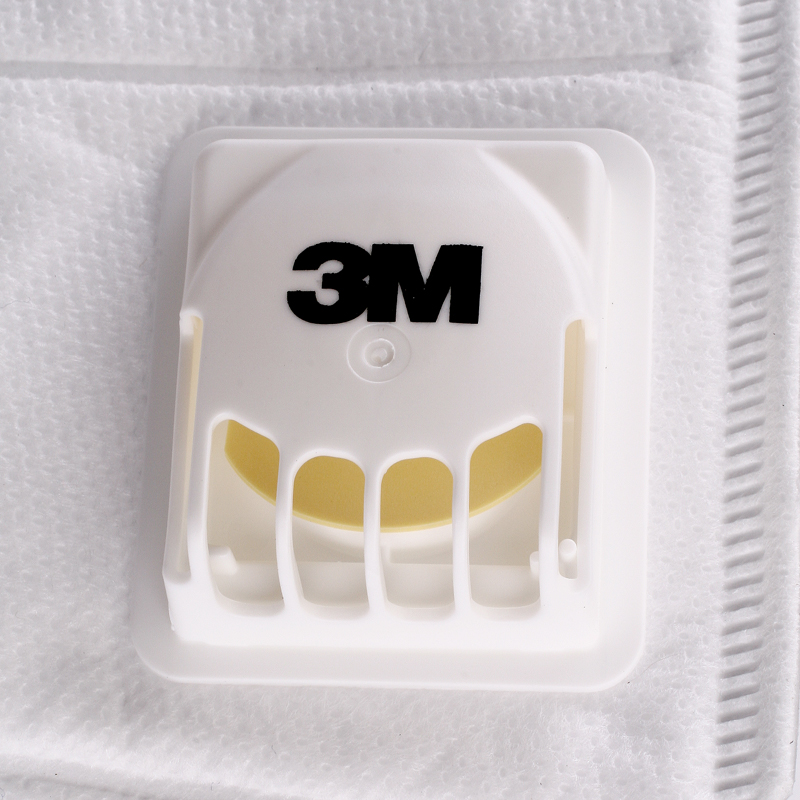 3M9002V折疊式帶閥顆粒物防護(hù)口罩圖片3