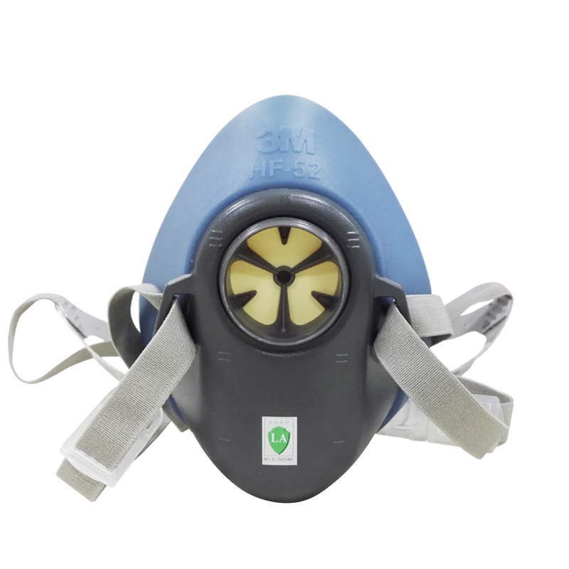 3M HF-52硅膠半面罩防毒面具圖片4