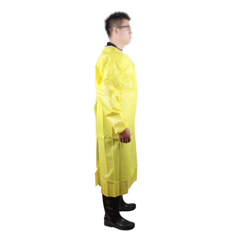微護佳3000黃色YE30-W-99-214-00帶袖防化圍裙圖片2