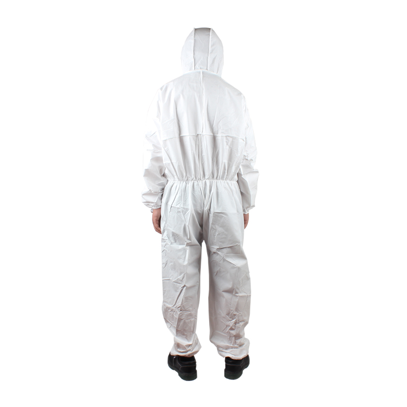 微護佳MG2000 WH20-B-99-157-02白色標準型有帽連體防護服圖片3