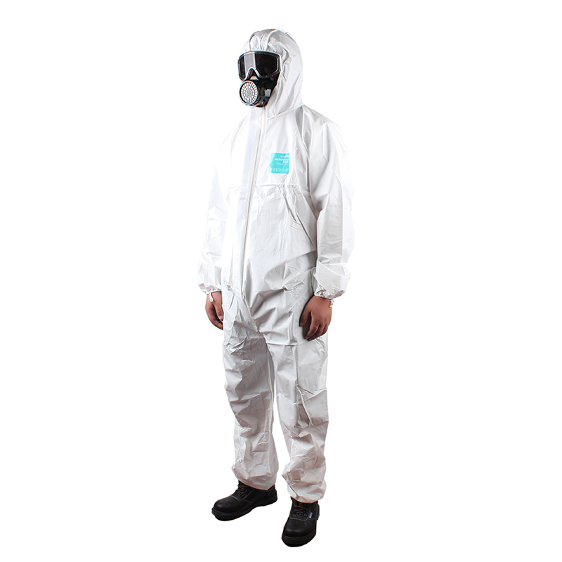 微護佳MG2000 WH20-B-99-157-02白色標準型有帽連體防護服圖片2