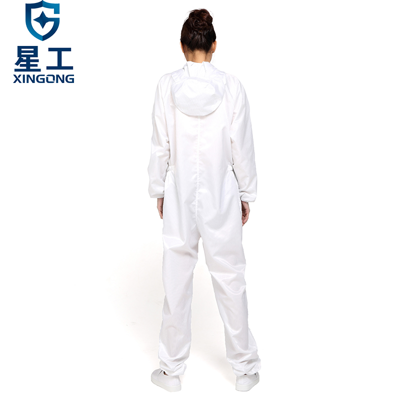 星工XGJ-1連體帶帽無塵防靜電服圖片2