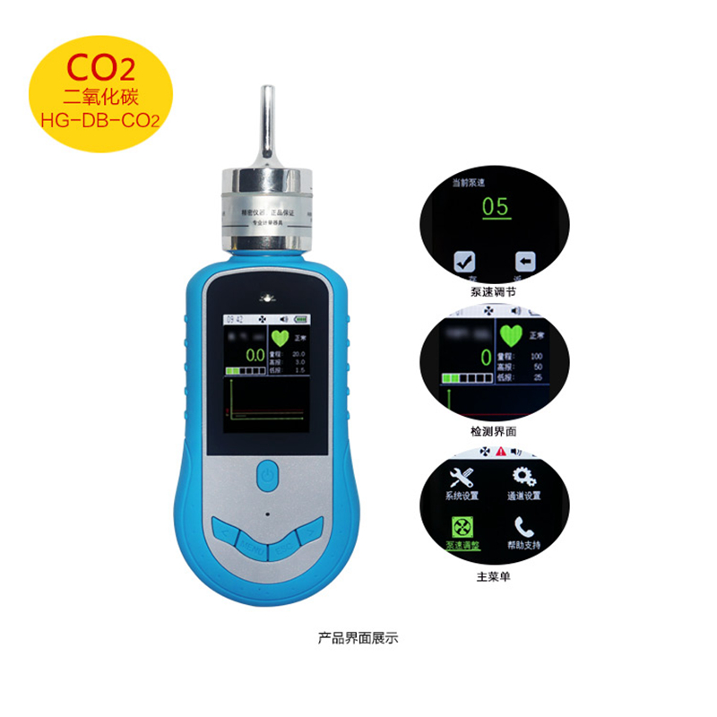 海固HG-DB-CO2便攜式二氧化碳檢測儀圖片1
