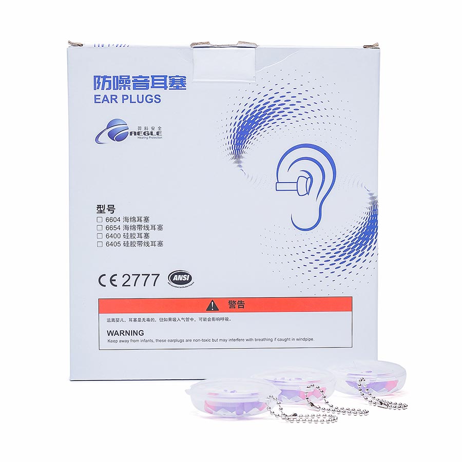 羿科60308304 6400可重復使用不帶線硅膠耳塞圖片3