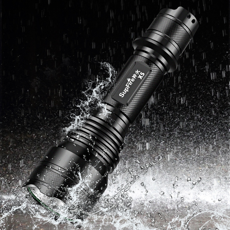 神火X5騎行防身防水強(qiáng)光手電筒圖片2