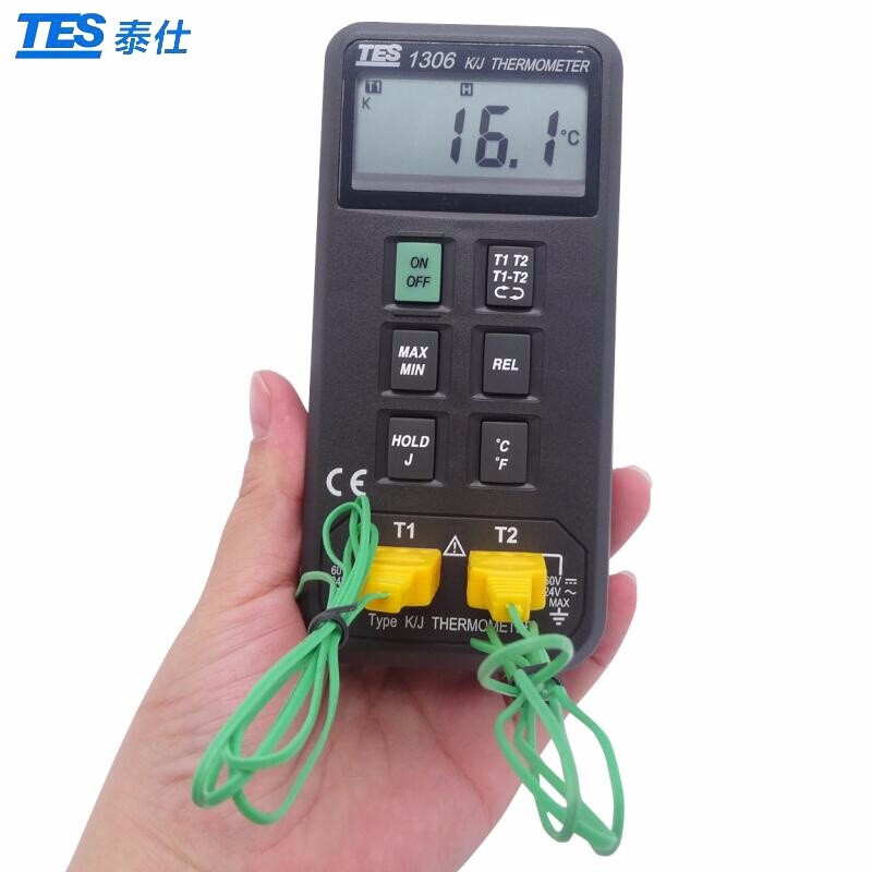 臺灣泰仕TES-1306數字式溫度表圖片1