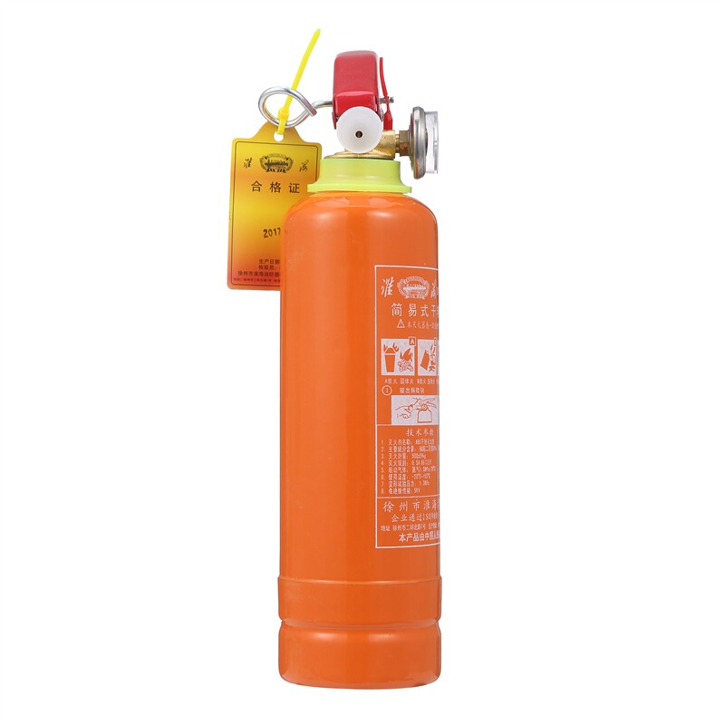 淮海MFJ500橙色款車載干粉滅火器圖片3