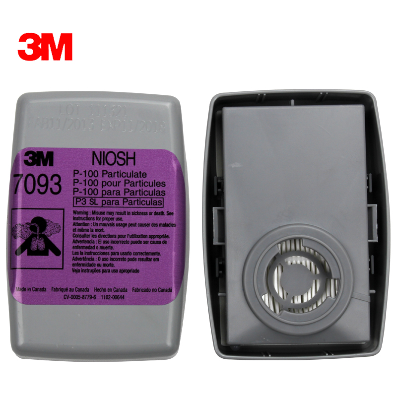 3M6502+7093CN KP100防塵面具三件套圖片4