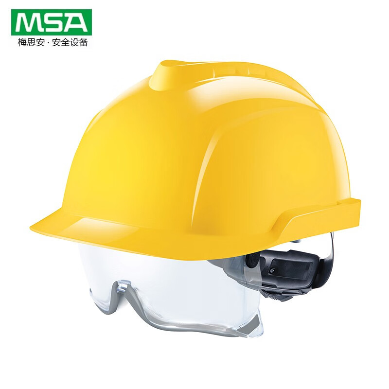 梅思安V-Gard 930內置眼罩防靜電ABS安全帽圖片4