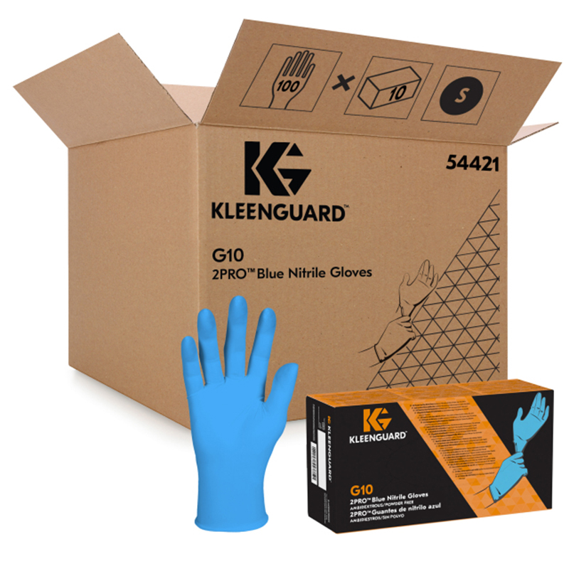 金佰利54421 KleenGuard G10藍色2PRO一次性丁睛手套S圖片4