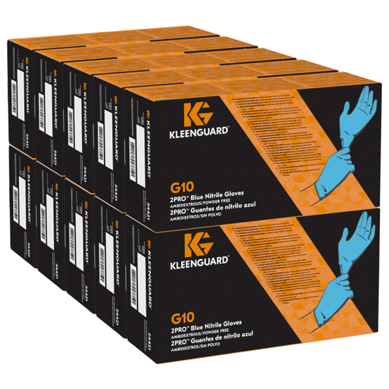金佰利54421 KleenGuard G10藍色2PRO一次性丁睛手套S圖片3