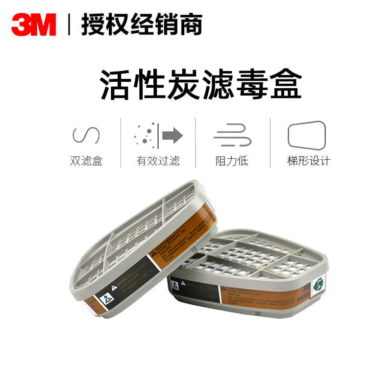 3M6005CN防甲醛及有機(jī)蒸氣濾毒盒圖片3