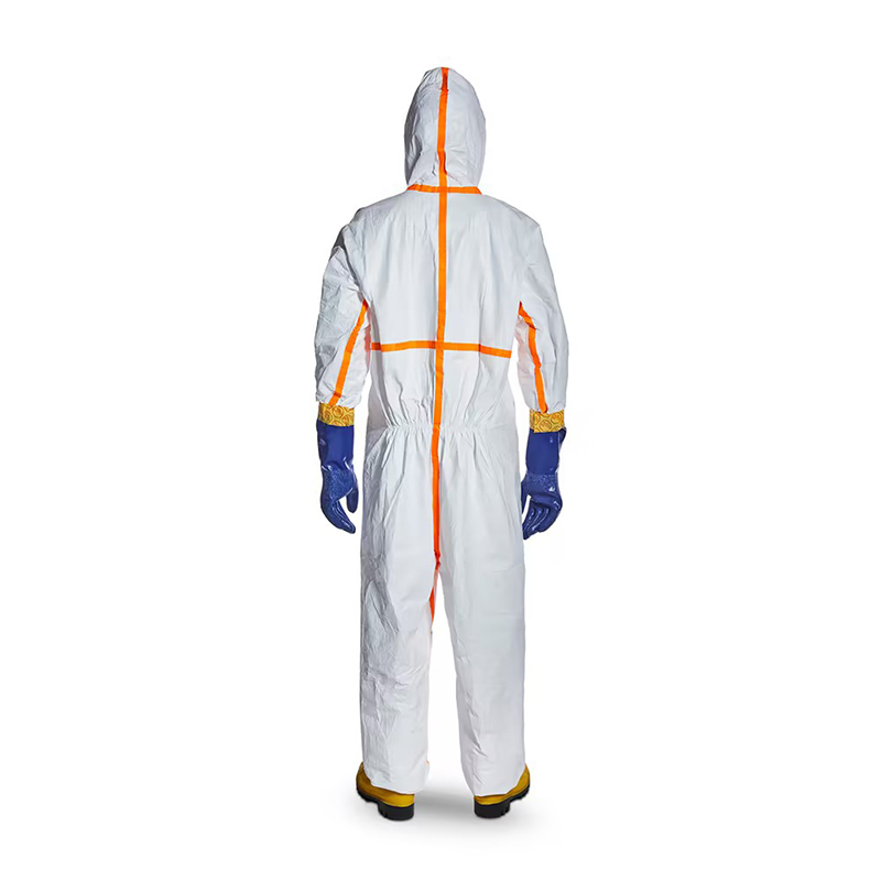 杜邦Tyvek800J TJ198TWHP防護服膠條連體C級防化服圖片1