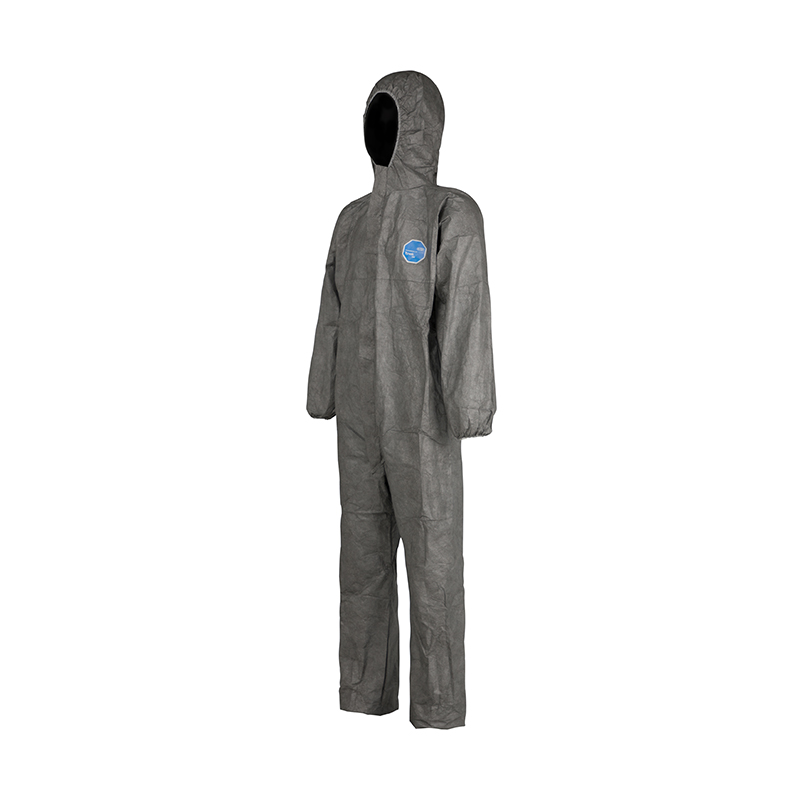 杜邦Tyvek500 New Workman Plus防護服灰色帶帽連體D級防護服圖片1