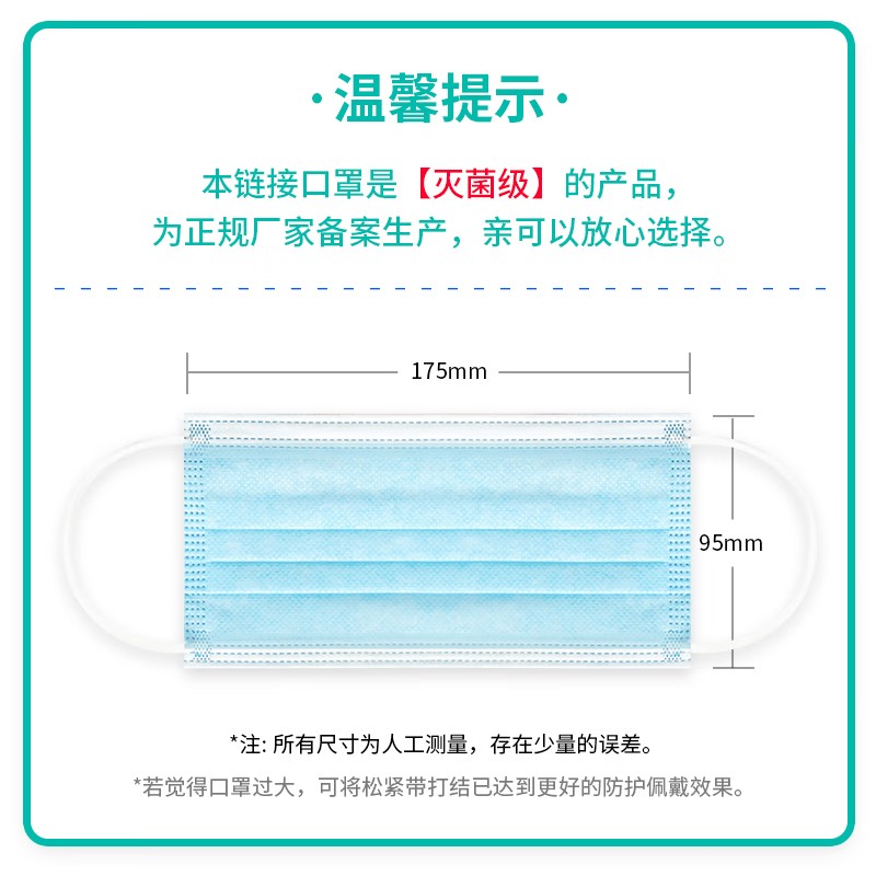 塞莫詩FMBL0501無菌款三層防護醫(yī)用外科口罩圖片3