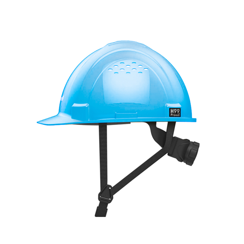 Honeywell霍尼韋爾H99PRN107SCN H99pro加強(qiáng)ABS款不帶通風(fēng)孔標(biāo)準(zhǔn)款藍(lán)色安全帽圖片2