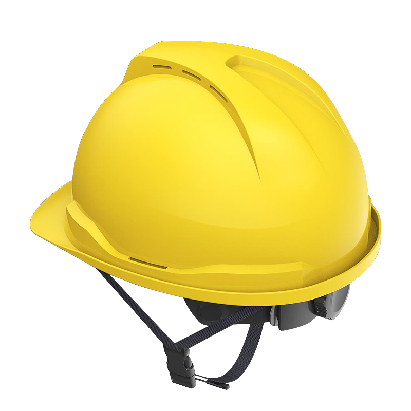 Honeywell霍尼韋爾Y99RNP102S Y99S系列ABS不帶通風孔四輪快插下頦帶黃色安全帽圖片1