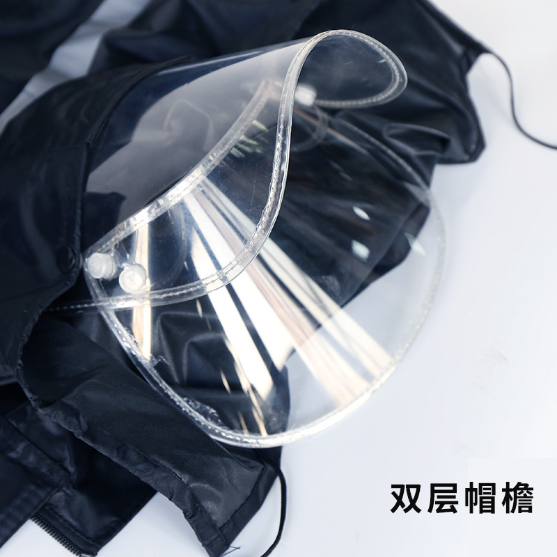 漢盾HD-RAC002帶反光條雙層分體雨衣圖片3