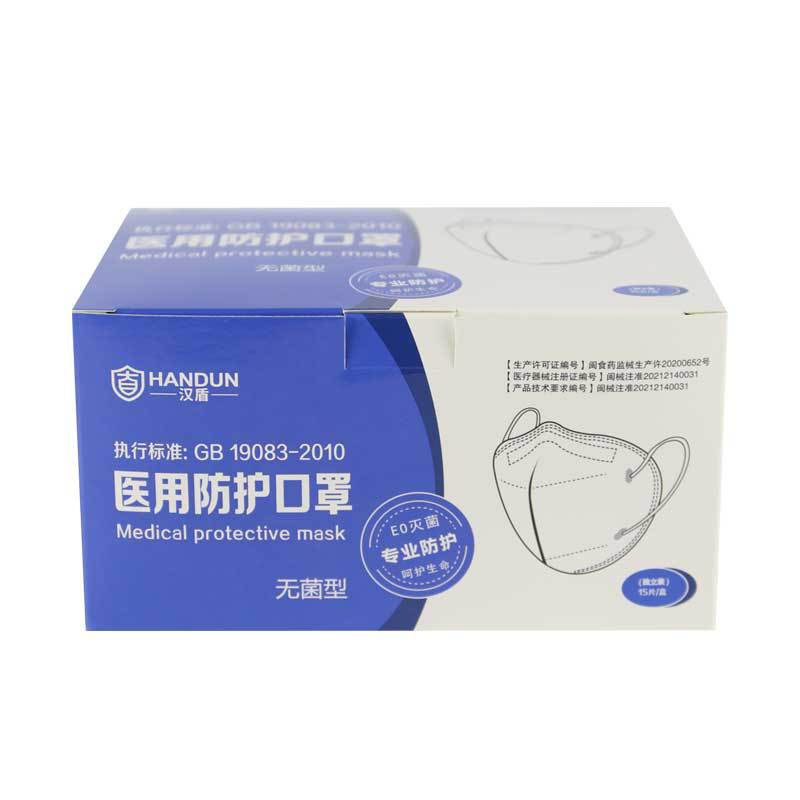 漢盾HD9131耳帶式折疊醫(yī)用防護(hù)口罩圖片2