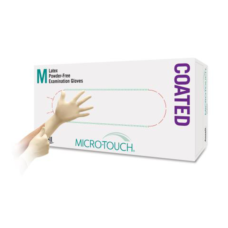 安思爾MICRO-TOUCH Coated 303001XS無粉乳膠檢查涂層手套圖片1