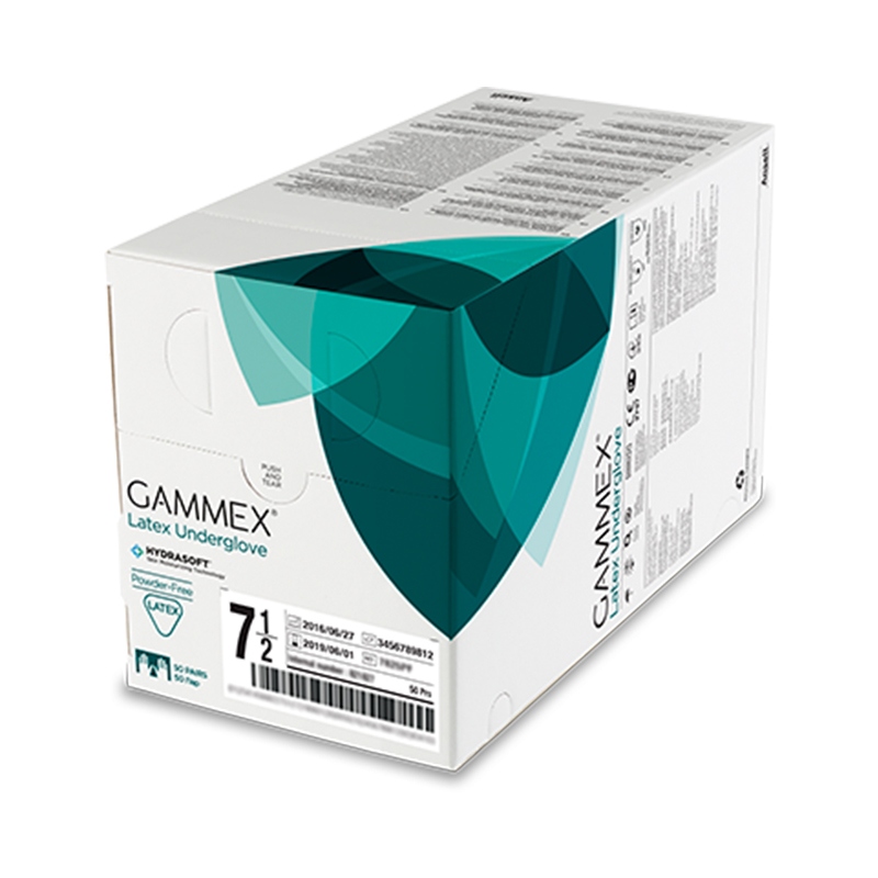 安思爾GAMMEX 330048075無粉乳膠外科手套圖片1