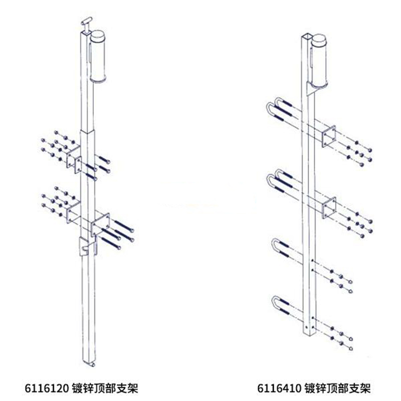3M 6116120鍍鋅安全系統(tǒng)頂部支架圖片1