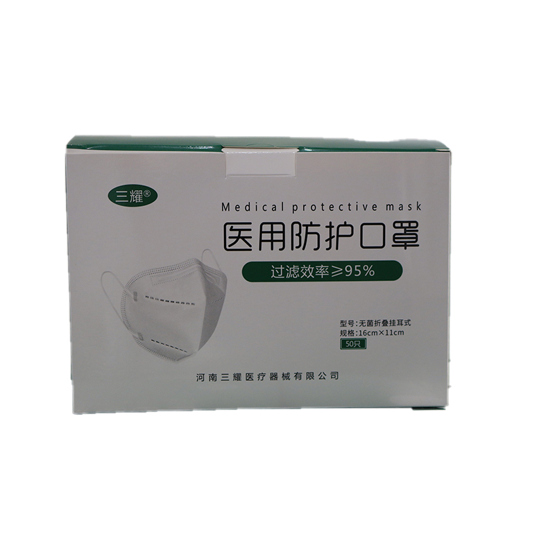 三耀折疊掛耳式醫用防護口罩圖片3