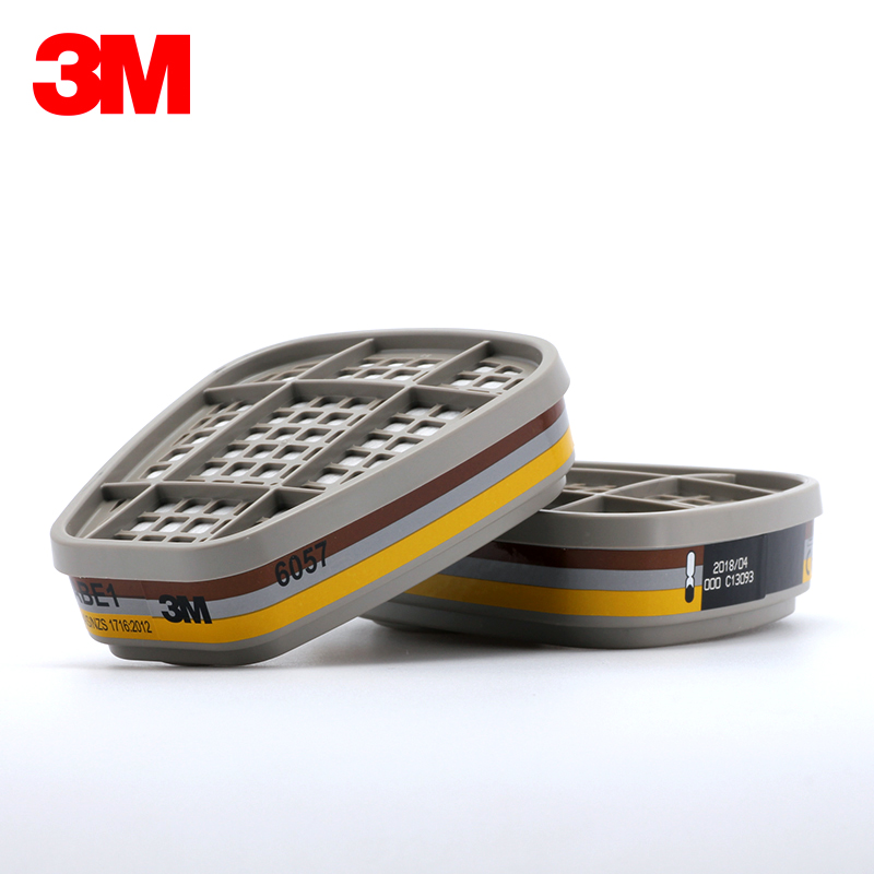 3M6057防護(hù)有機(jī)/無機(jī)/酸性氣體濾毒盒