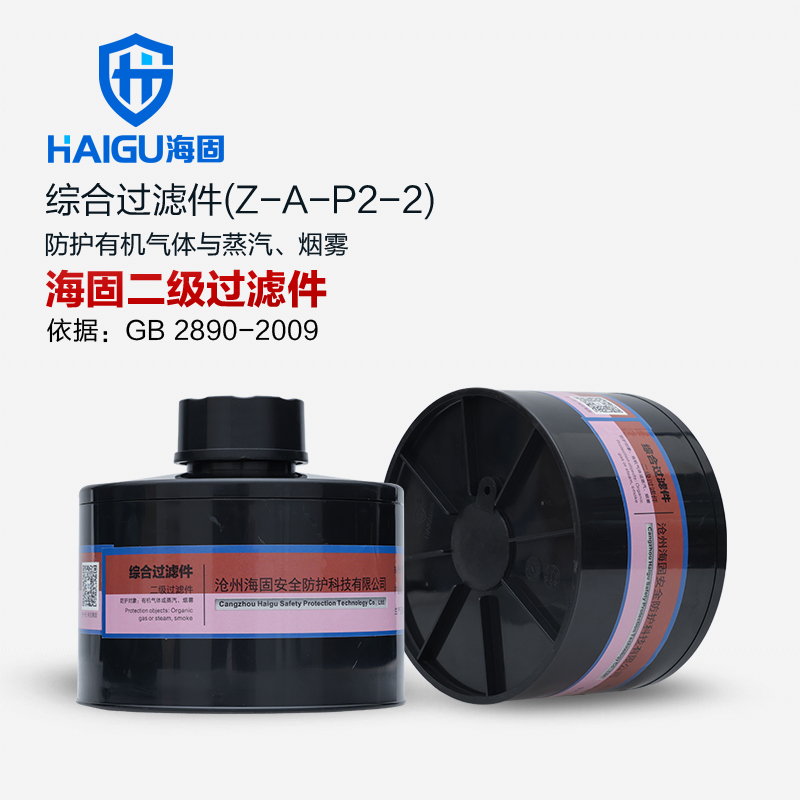 海固Z-A-P2-2二級(jí)有機(jī)氣體濾毒罐