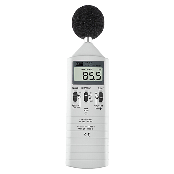 臺灣泰仕TES-1351數(shù)字式聲級計(jì)噪音計(jì)