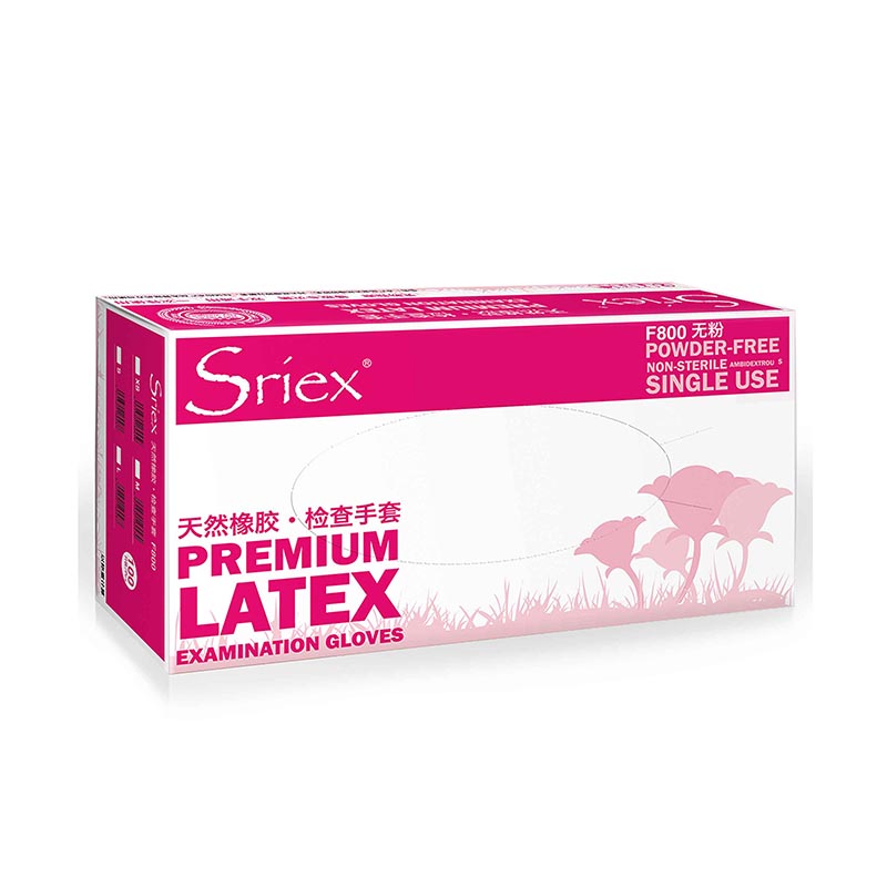 施?？礢riex F800天然乳膠檢查手套