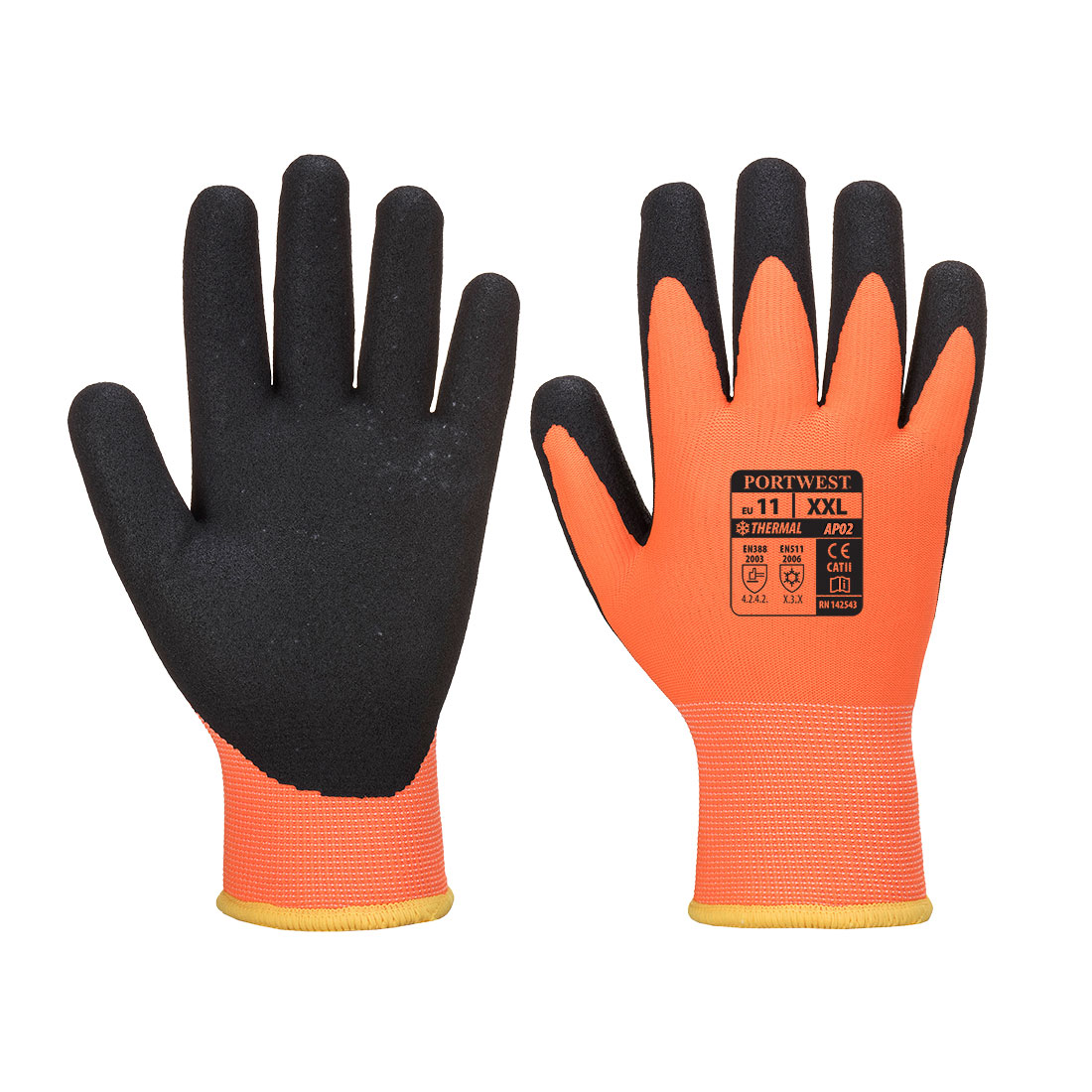 波偉斯特Portwest AP02 Thermo Pro Ultra丁腈磨砂涂層防寒手套