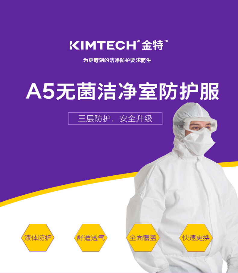 金佰利88801無(wú)菌潔凈服圖片1