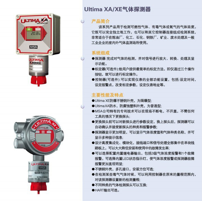 梅思安UltimaXA有毒氣體探測(cè)器圖片1
