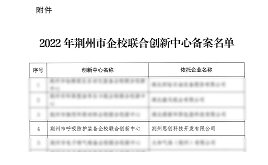 深化創新-思創科技構建呼吸防護裝備企校聯合創新中心圖片2