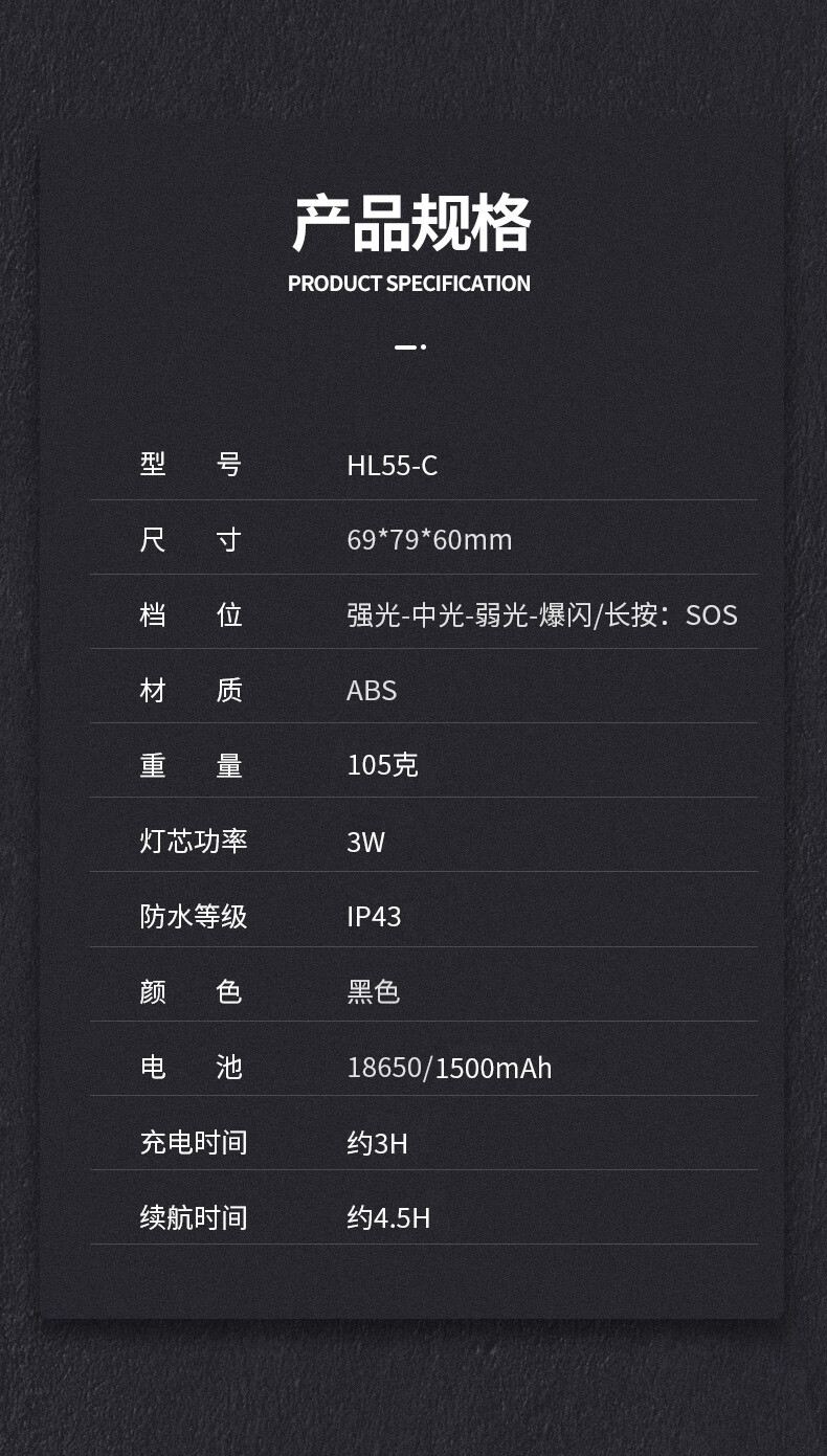 神火HL55-C智能感應(yīng)揮手即亮強光遠(yuǎn)射戶外多用頭燈12.jpg