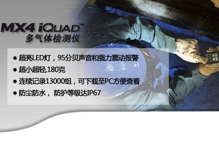 專業(yè)的四合一便攜式氣體檢測(cè)儀圖片